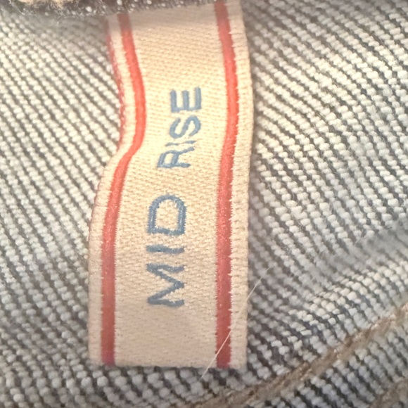 SET OF 2 Sneak Peek Light/Dark Blue Distressed Mid Rise Jean Shorts. Size M BB - Picture 10 of 10